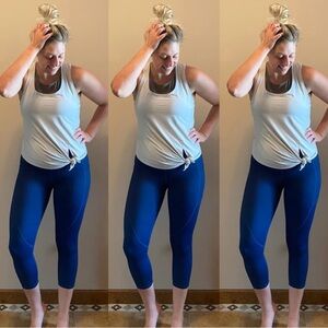 Zyia Navy Capri Light N Tight